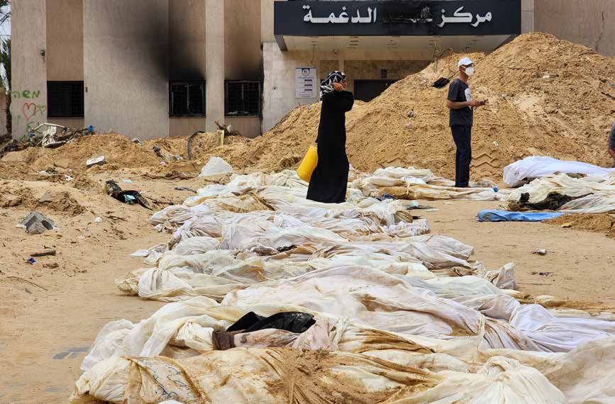 Witnesses to the Mass Graves Around Al-Nasser Hospital